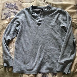 GRAY VINTAGE BUTTON SHIRT